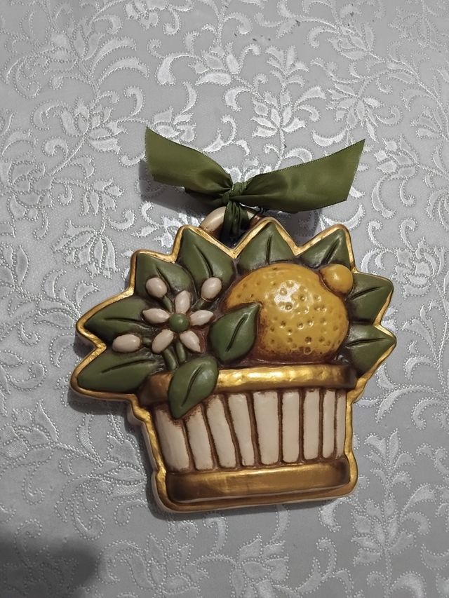 Formella Thun grande limone e fiore