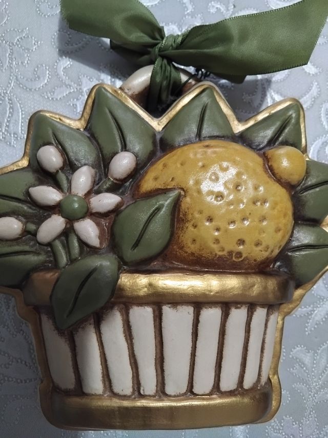 Formella Thun grande limone e fiore