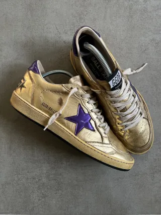 Golden Goose Ball Star Gold & Purple 40