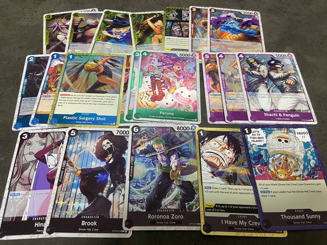 Set di 3 carte One Piece TCG - PRB02
