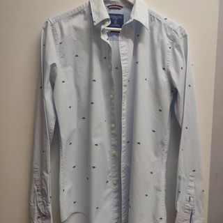 Camisa Springfield Talla S Estampado Azul