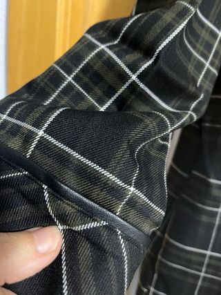 Vestido cuadros Zara Talla M