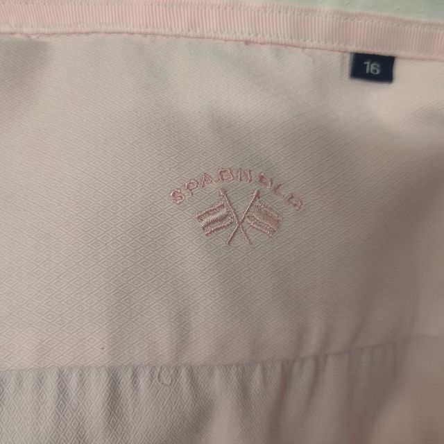 Camisa Spagnolo rosa talla 16 de chico