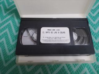 VHS El Gato de las 9 Colas (Terror)