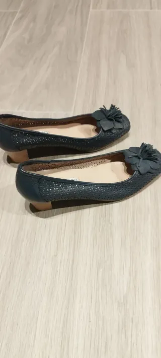 Zapatos vestir Antonio Parriego mujer azul marino