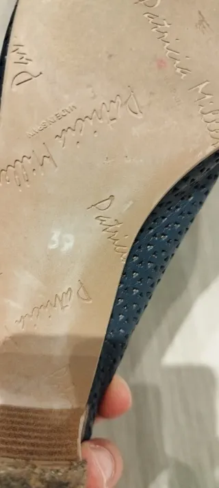 Zapatos vestir Antonio Parriego mujer azul marino