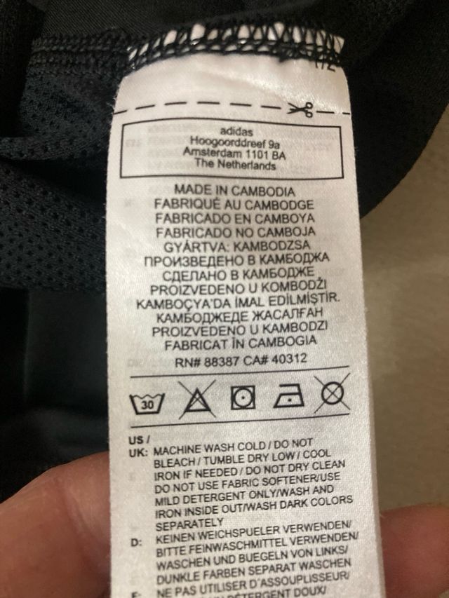 Maglia sportiva Adidas manica lunga