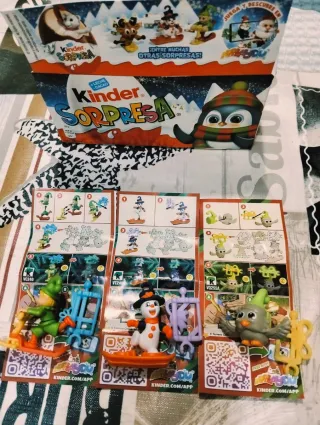 Figuras Kinder Sorpresa Navidad 2025.
