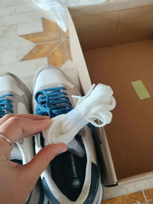 Scarpe Lumberjack grigie e bianche