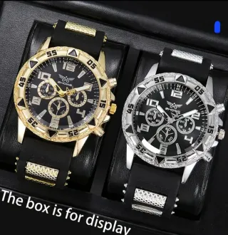 Reloj Zhowe para hombre - Dorado y Plateado