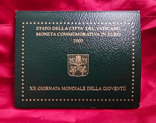 Cartera Vaticano 2005 Moneda 2€ Euros