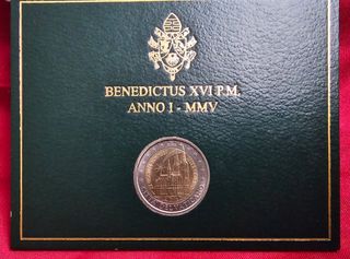 Cartera Vaticano 2005 Moneda 2€ Euros