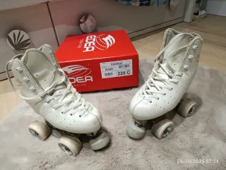 Patines Artísticos Eeda, Esordio. Rodes Giotto.