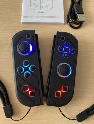 Joycon LED nero per nintendo switch
