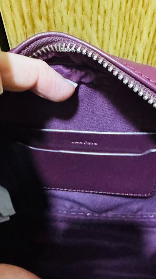 Bolso Parfois Granate Tachuelas Cadena