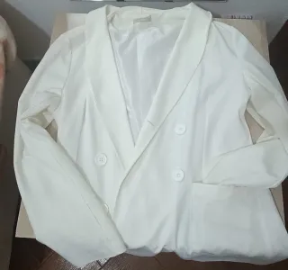Chaqueta blanca talla M