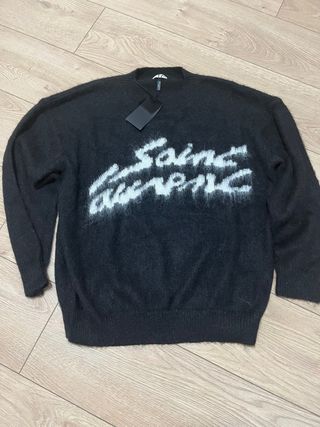 Jersey Saint Laurent Negro