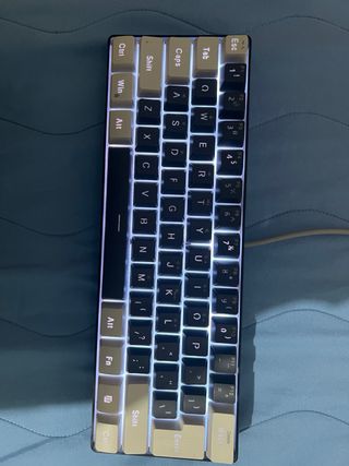 Tastiera Meccanica Gaming Nera e Bianca