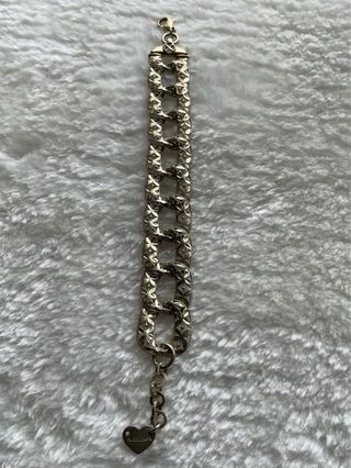 Bracciale donna FUOCOCAPRI maglia grumetta dorata