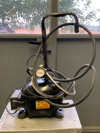 Pompa aria elettrica bici da corsa e mtb