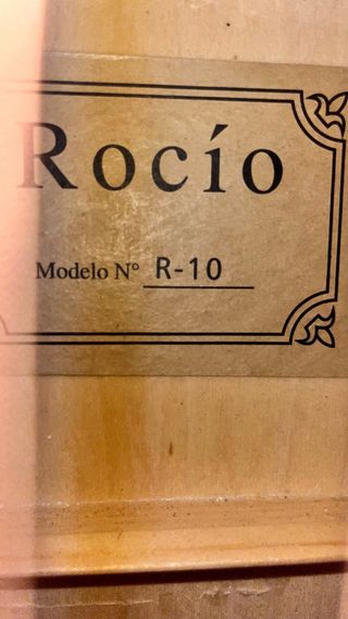 Guitarra Clásica Rocio N10 Española