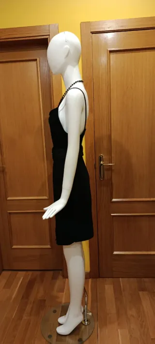 Vestido Negro Tirantes Talla L