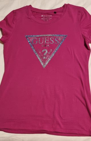 Camiseta Guess Talla M Rosa