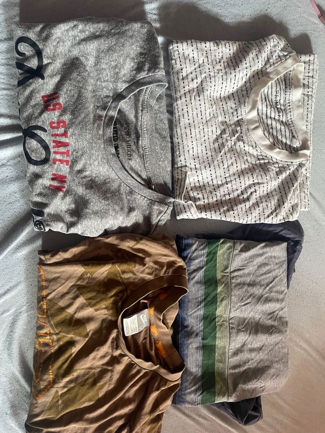 Lote 4 Camisetas Talla M