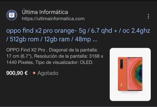 Oppo Find X2 Pro nero 5G 6.7 QHD+