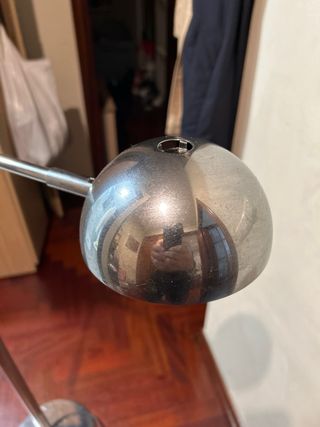 Lámpara de pie IKEA moderna cromada