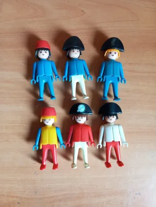 Playmobil lote 6 figuras manos fijas