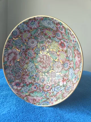Cuenco porcelana China Rose Medallion Canton