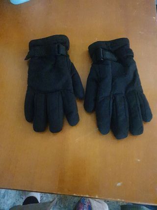 Guantes de hombre negros