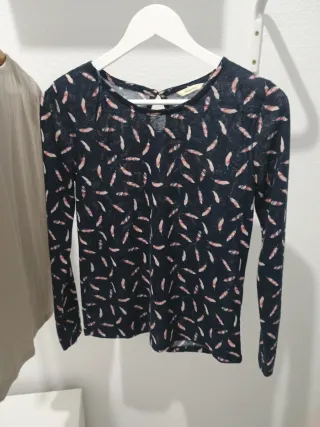 Jersey Springfield Estampado Plumas Talla M