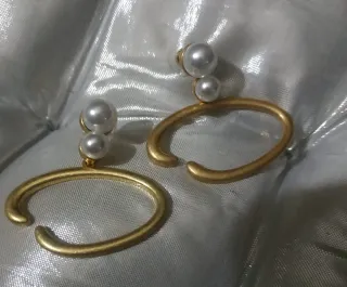 Pendientes Oscar de la Renta Perlas Doradas