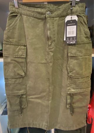 Falda cargo Alpha Industries verde militar Talla M
