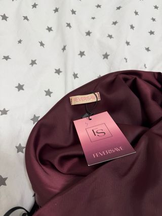 Vestido fiesta un hombro morado talla S