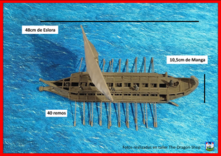BIRREME ROMANA-ESCENOGRAFÍA-MAQUETA-BARCOS