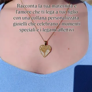 Collana affettiva personalizzata in resina