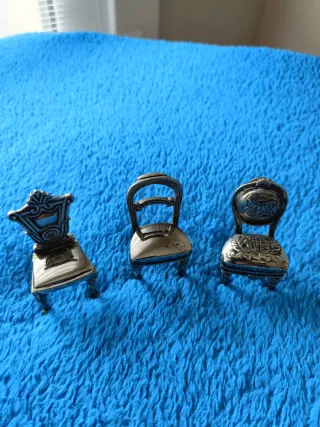 Mini Sillas Tarjeteros mesa invitados (6 Unidades)