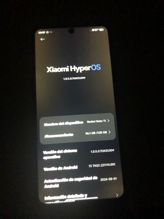 Xiaomi Redmi Note 11 Negro 128GB 6GB RAM