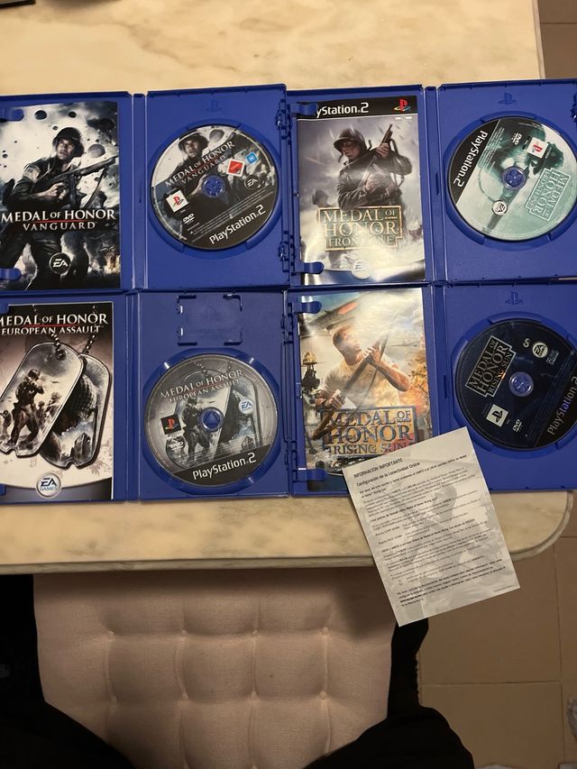 Lote 4 Juegos PS2 Medal of Honor