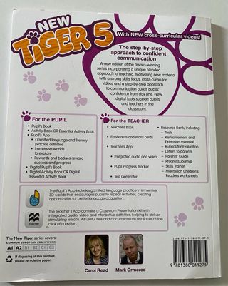 NEW TIGER Activity Book 5º
ISBN 978-1-380011-27-5