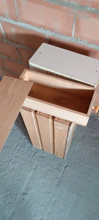 Cajas de madera para organizar varias iguales
