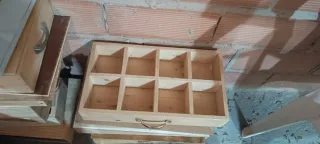 Cajas de madera para organizar varias iguales