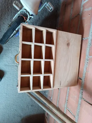 Cajas de madera para organizar varias iguales