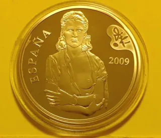 Moneda Dalí 400€ Oro 24k