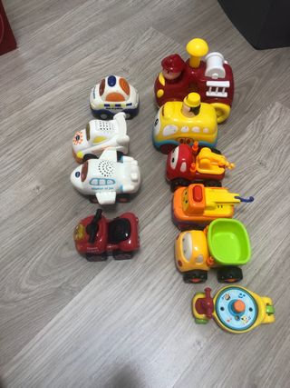 Lote Juguetes VTech tut tut Coches Tren Avión