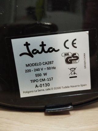Cafetera Eléctrica Negra
