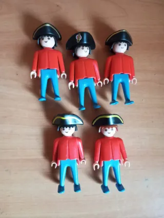 Playmobil soldados pirata tripulación